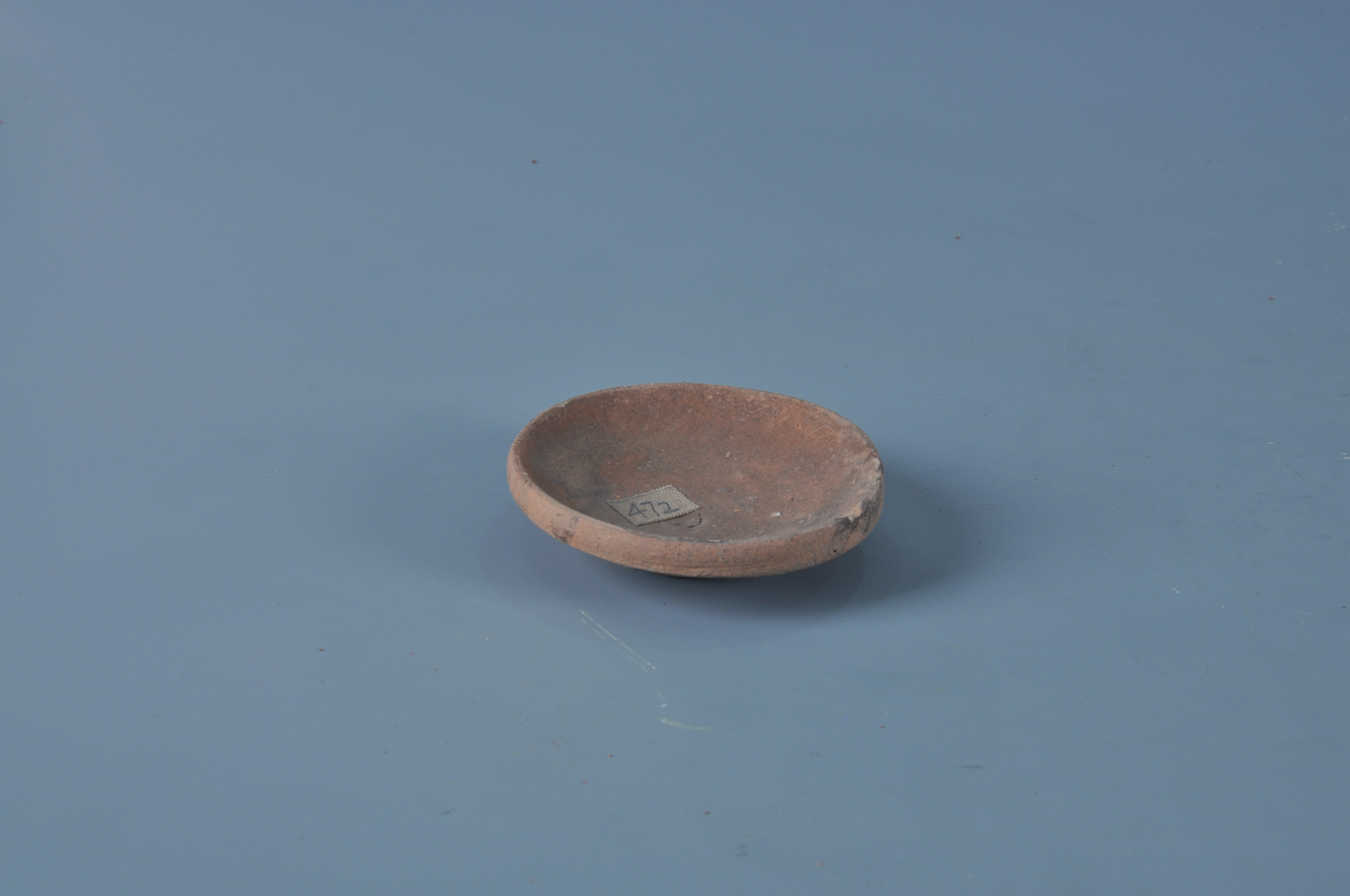 明黑釉陶油盞