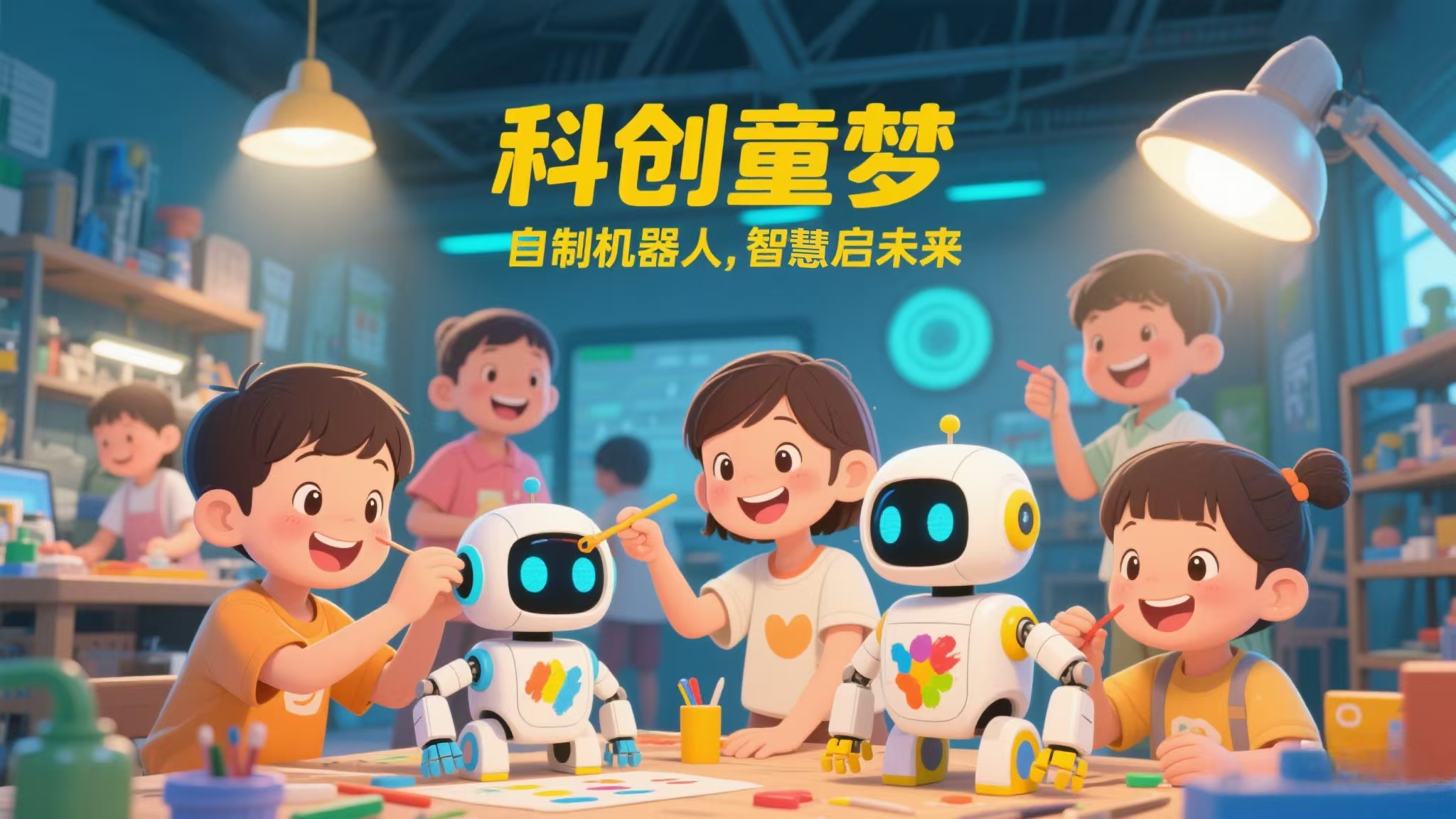 六一特輯| 科創(chuàng)童夢(mèng)，智啟未來(lái)！一起動(dòng)手造機(jī)器人